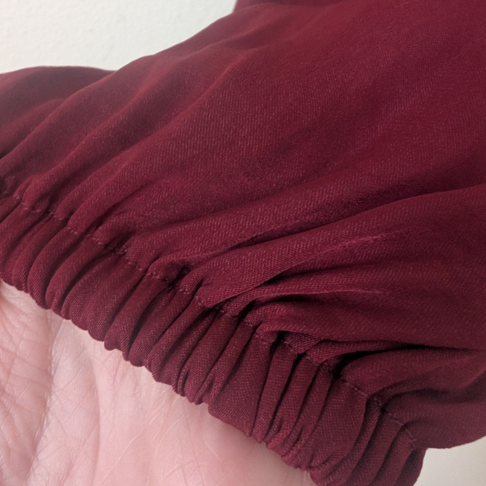 Intimately Free People Another Round Bodysuit, Burgundy, Size Med - Picture 6 of 13